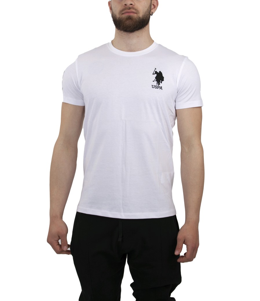 U.s.polo assn. Uspolo Assn. T-Shirt Mick 49351 Cbtd New